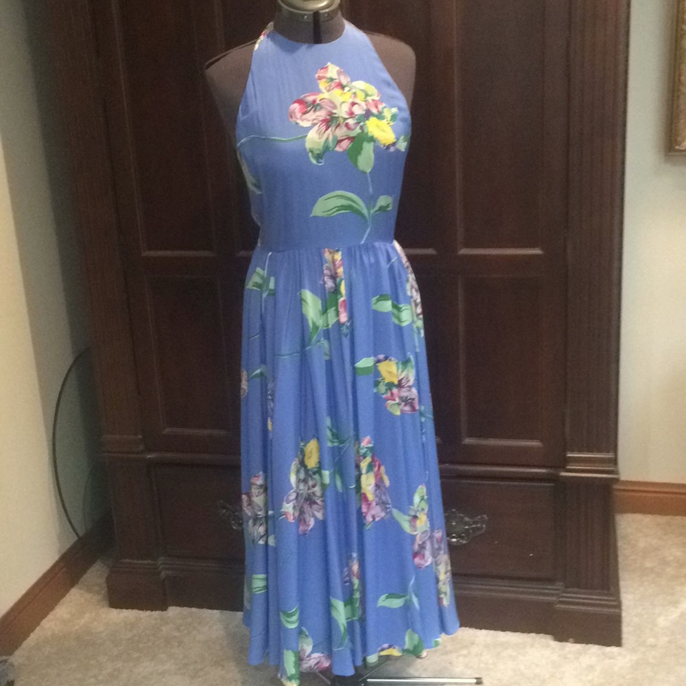Periwinkle floral Lauren dress